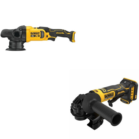 DeWalt DCM848B 20V MAX XR 5 in. Random Orbit Polisher W/ DCG402B ATOMIC Angle Grinder
