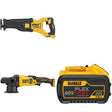 DeWalt DCS389B 60V Recip Saw W/ DCM848B Random Orbit Polisher and DCB609 FLEXVOLT 9.0Ah Battery