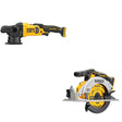 DeWalt DCM848B 20V MAX XR 5 in. Random Orbit Polisher W/ DCS565B 6-1/2 in. Circular Saw