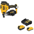 DeWalt DCN45RNB 20V MAX 15-Degree Roofing Nailer W/ DCB245-2C 4.0Ah/5.0Ah Starter Kit