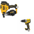 DeWalt DCN45RNB 20V MAX 15-Degree Roofing Nailer W/ DCD806B Hammer Drill