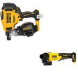 DeWalt DCN45RNB 20V MAX 15-Degree Roofing Nailer W/ DCG408B Paddle-Switch Grinder