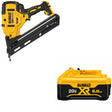 DeWalt DCN650B 20V MAX XR 15Ga Nailer, Bare W/ DCB206 20V MAX 6.0Ah Battery Pack