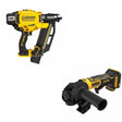 DeWalt DCN920B 20V MAX XR 21-Degree Framing Nailer W/ DCG402B ATOMIC Angle Grinder