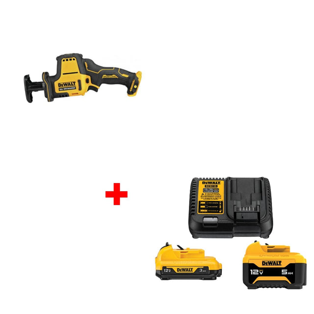 DeWalt DCS312B XTREME 12V MAX Reciprocating Saw  w/ FREE DCB135C 12V Starter Kit