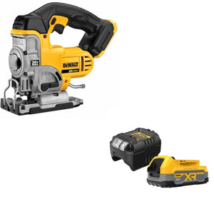 DeWalt DCS331B 20V MAX Jig Saw, Bare W/ FREE DeWalt DCBP034C 20V MAX Starter Kit
