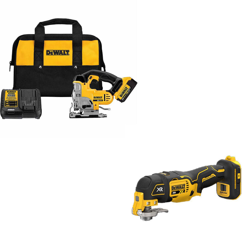 Dewalt DCS331M1 20V MAX Li-Ion Jig Saw Kit W/ FREE DCS356B 20V MAX Multi-Tool