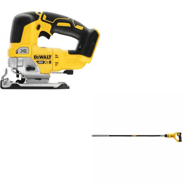 DeWalt DCE531B 20V MAX Concrete Pencil Vibrator W/ DCS334B Jig Saw