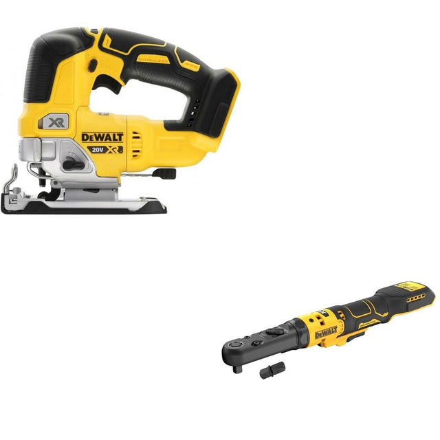 DeWalt DCF510B 20V MAX XR Sealed Head Ratchet W/ DCS334B Jig Saw