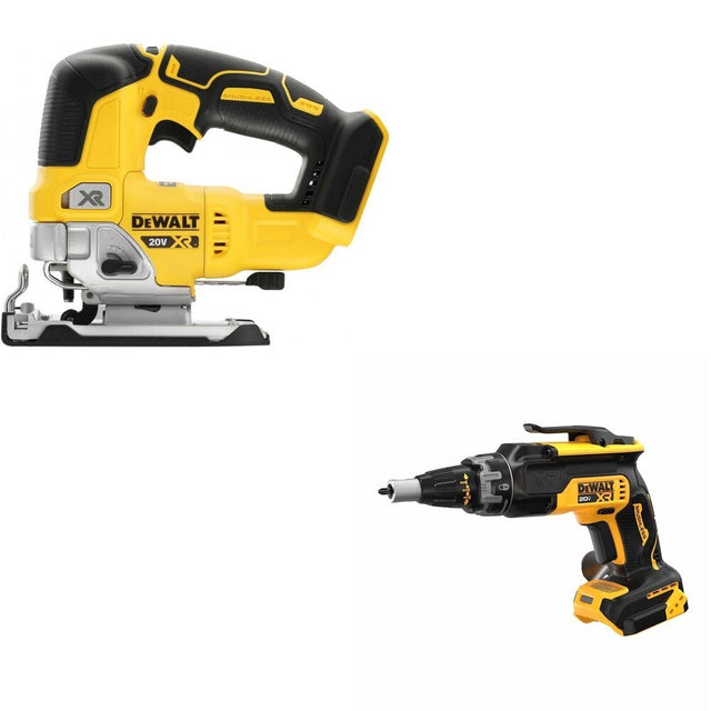 DeWalt DCF630B 20V MAX XR Drywall Screwgun W/ DCS334B Jig Saw