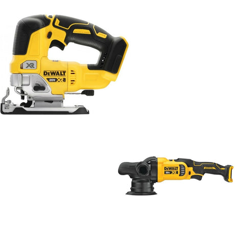 DeWalt DCM848B 20V MAX XR 5 in. Random Orbit Polisher W/ DCS334B Jig Saw