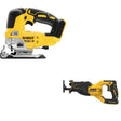 DeWalt DCS334B 20V MAX XR Jig Saw W/ DCS382B Reciprocating Saw