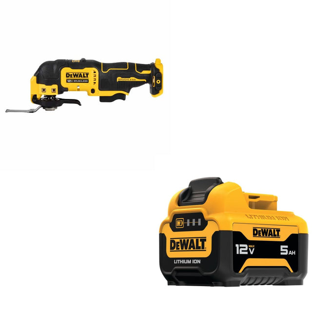 DeWalt DCS353B XTREME™ 12V MAX Oscillating Tool W/ FREE DCB126 12V MAX Battery