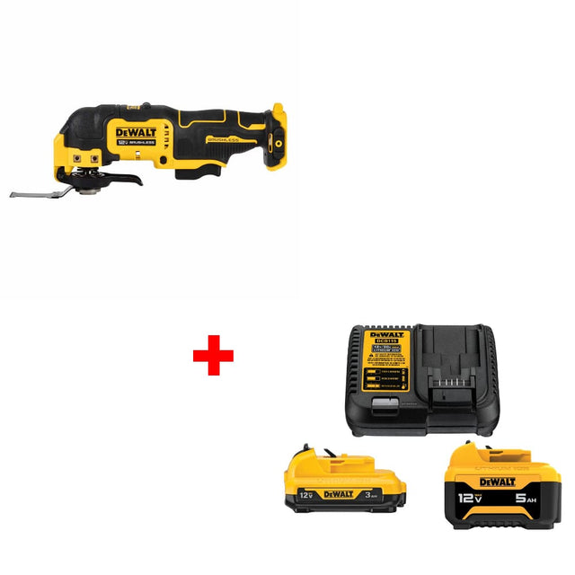 DeWalt DCS353B XTREME™ 12V MAX* Oscillating Tool w/ FREE DCB135C 12V Starter Kit