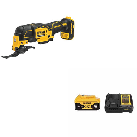 DeWalt DCS354B 20V MAX Multi-Tool, Tool Only W/ FREE DCB205C 20V Max Starter Kit