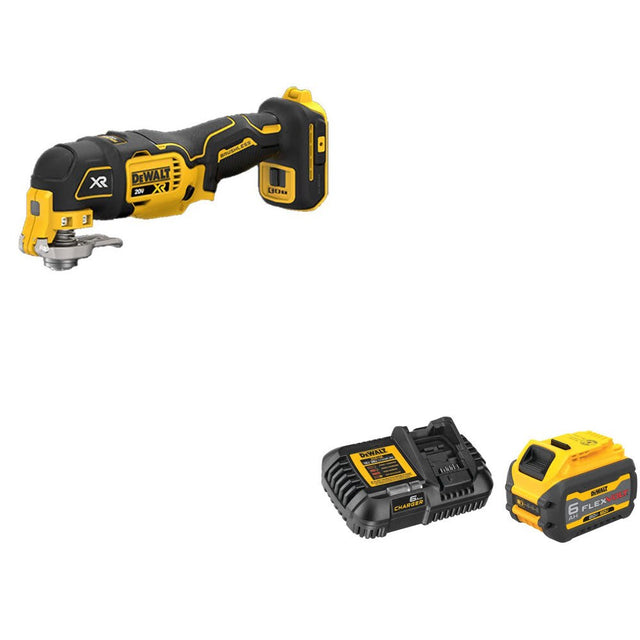 DeWalt DCS356B 20V MAX XR Multi-Tool W/ DCB606C FLEXVOLT 20V/60V MAX Starter Kit