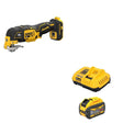 DeWalt DCB609C FLEXVOLT 20V/60V MAX 9.0Ah Battery Starter Kit W/ DCS356B Oscillating Multi-Tool
