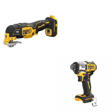 DeWalt DCS356B 20V MAX XR 3-Speed Oscillating Multi-Tool W/ DCF845B 3-Speed Impact Driver