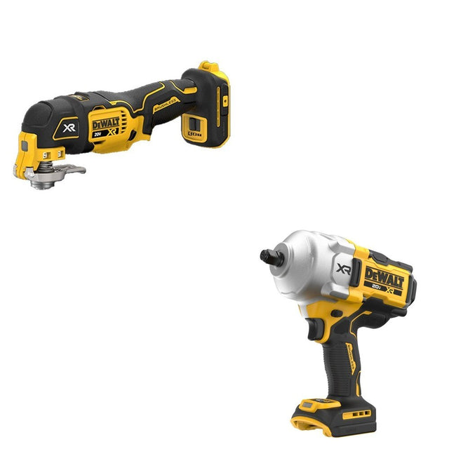 DeWalt DCF961B 20V MAX XR 1/2 in. High Torque Impact Wrench W/ DCS356B Oscillating Multi-Tool