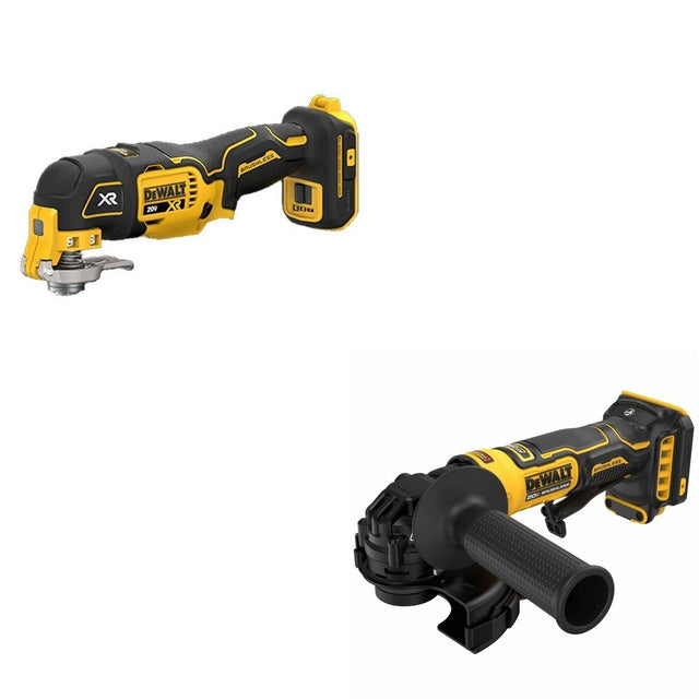 DeWalt DCG402B ATOMIC 20V MAX 4-1/2 in. Angle Grinder W/ DCS356B Oscillating Multi-Tool