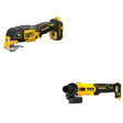 DeWalt DCG407B 20V MAX 4-1/2 in. Slide-Switch Grinder W/ DCS356B Oscillating Multi-Tool