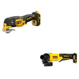 DeWalt DCS356B 20V MAX XR 3-Speed Oscillating Multi-Tool W/ DCG408B Paddle-Switch Grinder