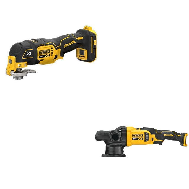 DeWalt DCM848B 20V MAX XR 5 in. Random Orbit Polisher W/ DCS356B Oscillating Multi-Tool