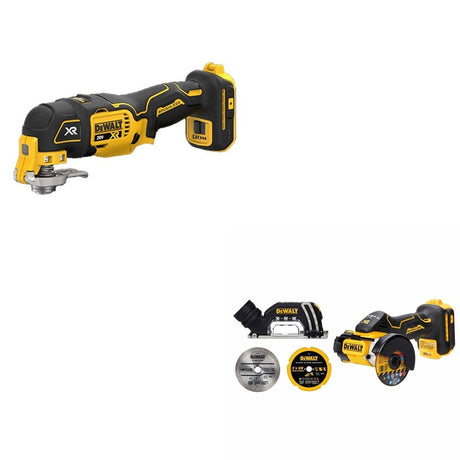 DeWalt DCS356B 20V MAX XR 3-Speed Oscillating Multi-Tool W/ DCS438B 3 in. Cut-Off Tool