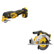 DeWalt DCS356B 20V MAX XR 3-Speed Oscillating Multi-Tool W/ DCS565B 6-1/2 in. Circular Saw
