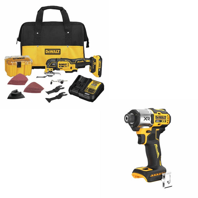 DeWalt DCS356D1 Multi-Tool Kit W/ FREE DCF845B Impact Driver