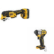 DeWalt DCS356P1 Oscillating Multi-Tool W/ DCF845B 3-Speed Impact Driver