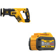 DeWalt DCS367B 20V MAX XR Recip Saw W/ DCB606 20/60V MAX FlexVolt 6.0Ah Battery