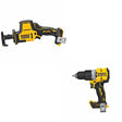 DeWalt DCD806B 20V MAX XR 1/2 in. Hammer Drill W/ DCS369B One-Handed Recip Saw