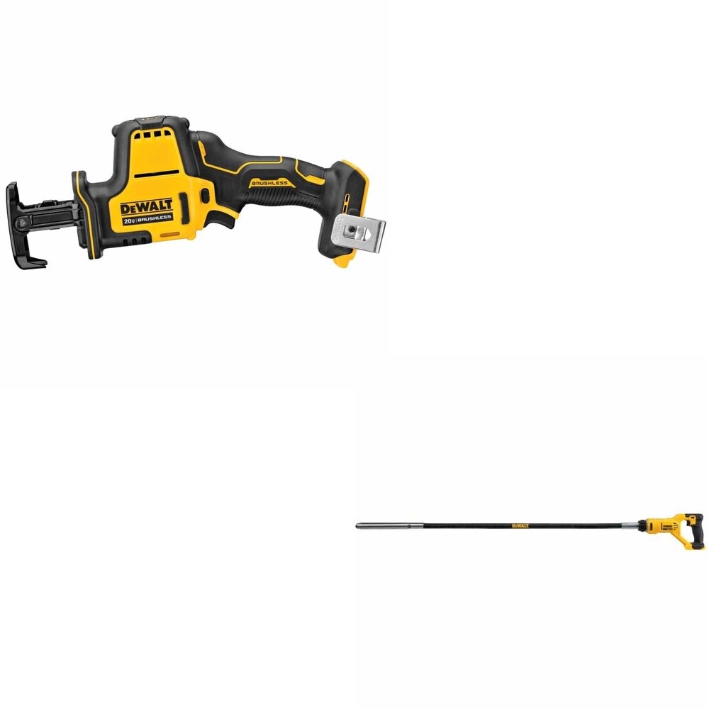 DeWalt DCE531B 20V MAX Concrete Pencil Vibrator W/ DCS369B One-Handed Recip Saw