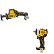 DeWalt DCF911B 20V MAX 1/2 in. Impact Wrench W/ DCS369B One-Handed Recip Saw