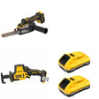 DeWalt DCB2104-2 20V MAX XR POWERPACK 4Ah Battery 2-Pack W/ DCM200B Bandfile Sander and DCS369B