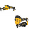 DeWalt DCN45RNB 20V MAX 15-Degree Roofing Nailer W/ DCS369B One-Handed Recip Saw