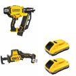 DeWalt DCN920B 21-Degree Framing Nailer W/ DCB2104-2 POWERPACK 4Ah 2-Pack and DCS369B