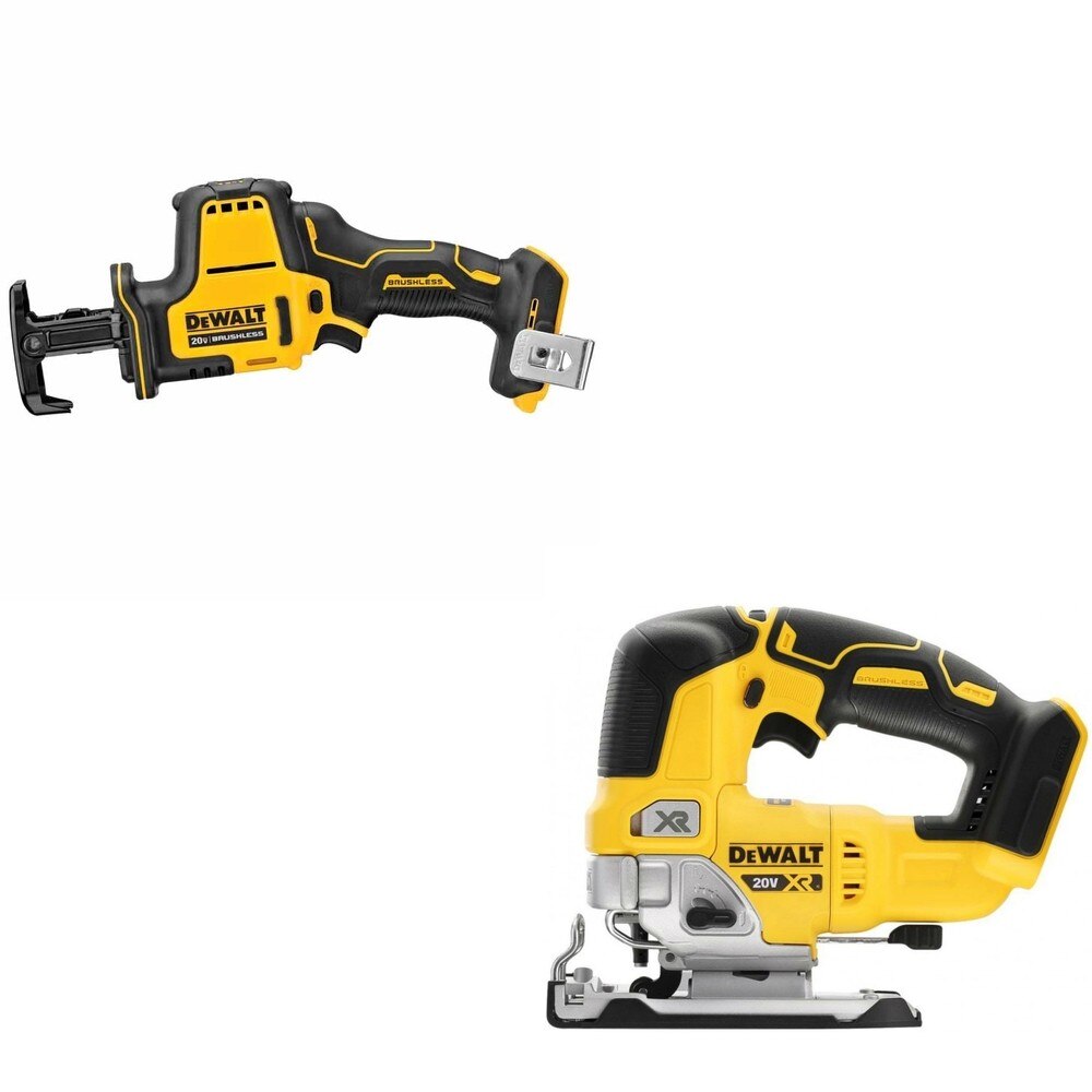 DeWalt DCS334B 20V MAX XR Jig Saw W/ DCS369B One-Handed Recip Saw