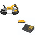DeWalt DCS374B 20V MAX Band Saw, Bare Tool W/ DCB230C 20V MAX Starter Kit