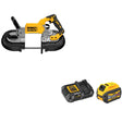 DeWalt DCS374B 20V MAX Band Saw W/ DCB606C FLEXVOLT 20V/60V MAX Starter Kit