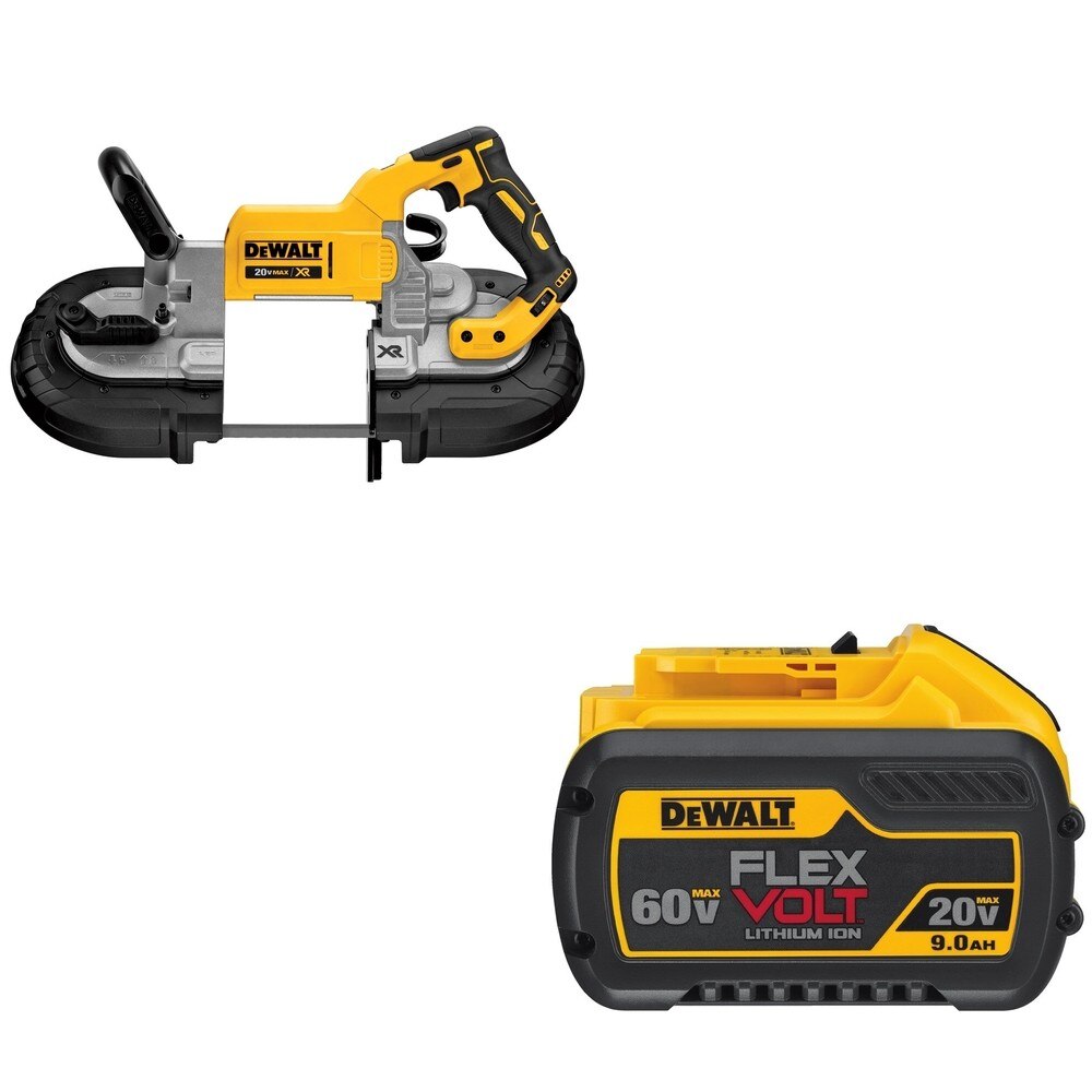 DeWalt DCS374B 20V MAX Deep Cut Band Saw W/ DCB609 FLEXVOLT 9.0Ah Battery