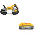 DeWalt DCS374B 20V MAX Band Saw, Bare Tool W/ FREE DCBP520 20V Max 5Ah Battery