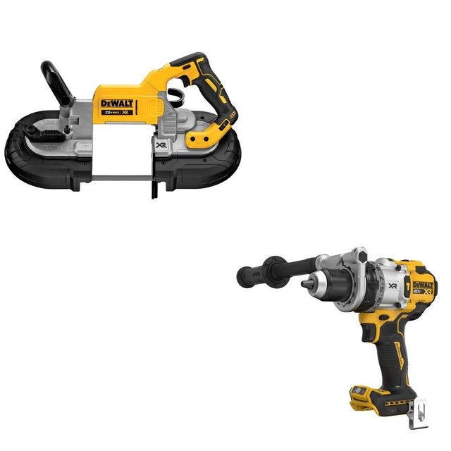 DeWalt DCS374B 20V MAX Deep Cut Band Saw W/ DCD1007B Hammer Drill