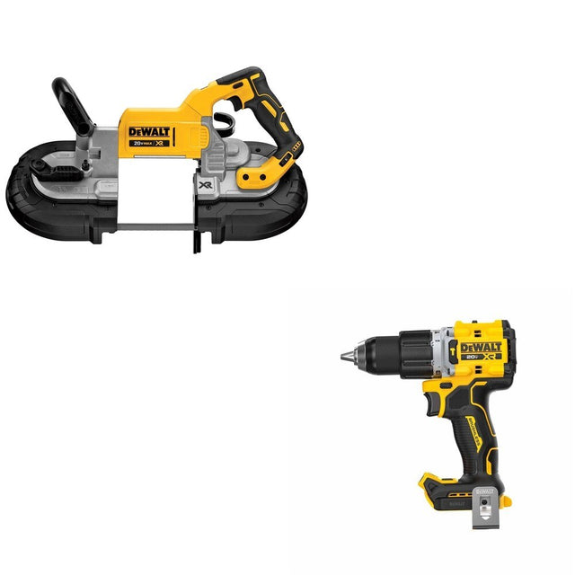 DeWalt DCS374B 20V MAX Deep Cut Band Saw W/ DCD806B Hammer Drill