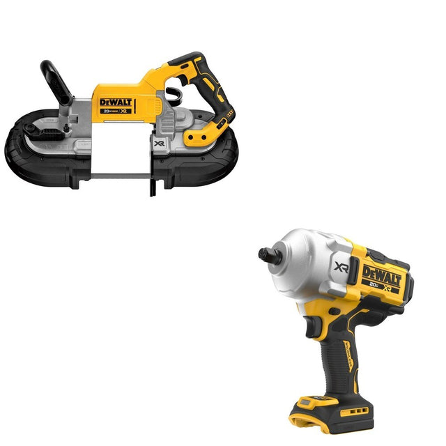 DeWalt DCF961B 20V MAX XR 1/2 in. High Torque Impact Wrench W/ DCS374B Deep Cut Band Saw