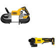 DeWalt DCS374B 20V MAX Deep Cut Band Saw W/ DCG408B Paddle-Switch Grinder