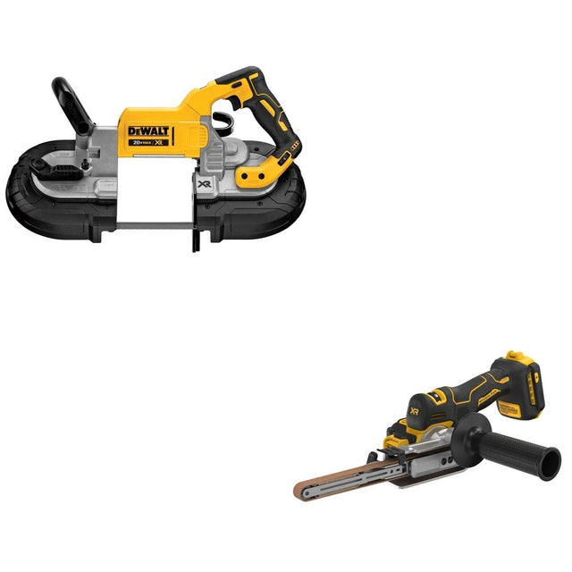DeWalt DCS374B 20V MAX Deep Cut Band Saw W/ DCM200B Bandfile Sander