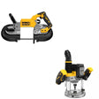 DeWalt DCW620B 20V MAX XR 2-1/4 HP Plunge Router W/ DCS374B Deep Cut Band Saw
