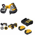 DeWalt DCS376B Bandsaw Kit W/ DCS438B Cut-Off Tool and FREE DCB205-2C Battery Kit